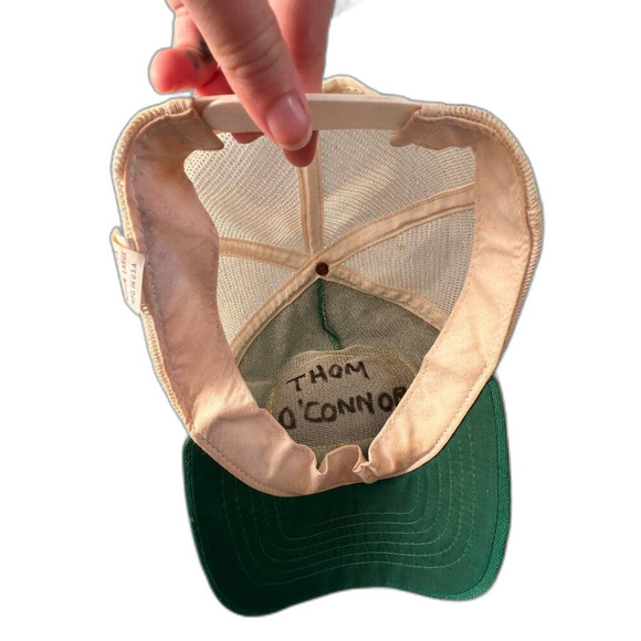 Vintage WARD LULMBER TRUCKER STYLE HAT SNAPBACK CAP PATCH USA MADE GREEN YELLOW - Picture 5 of 6